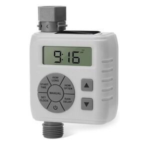 Sprinkler Timer Programmable Irrigation Water Timer for Garden‎ Hose Solar/Batt